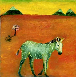 Groene Zebra en Kersenboom, 2005